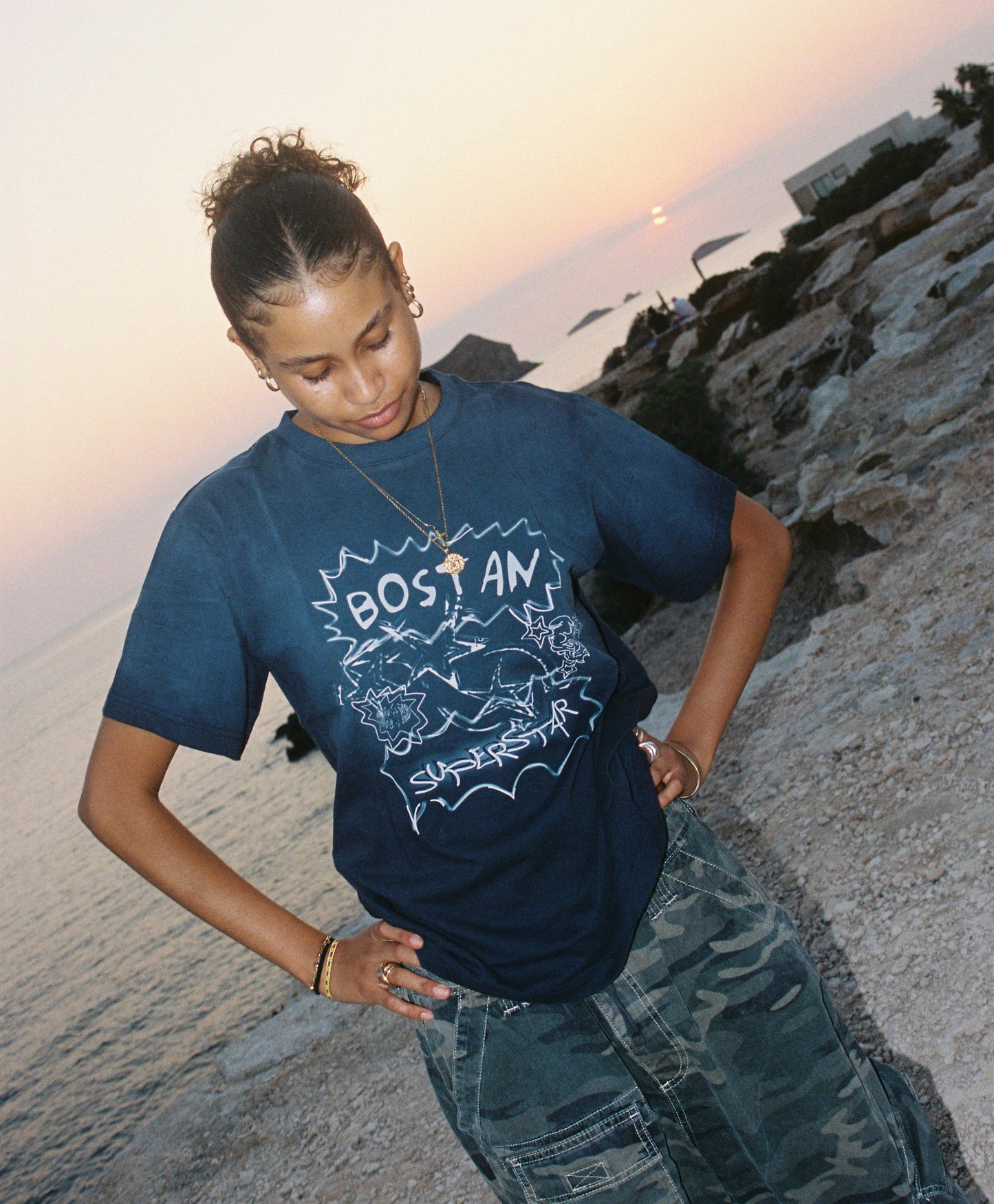 SUPERSTAR TEE (NAVY BLUE)