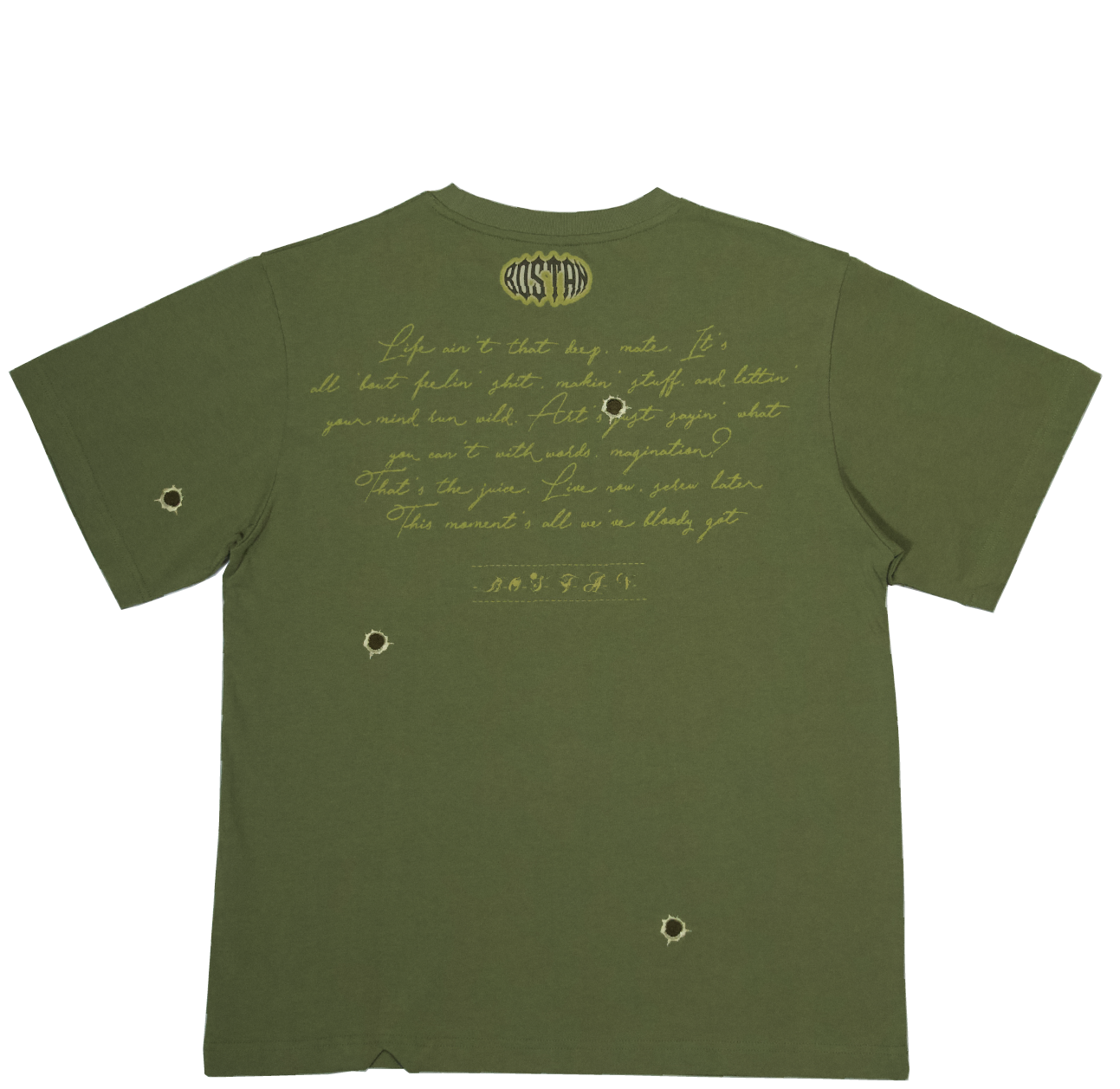 Not Bulletproof T-Shirt (green)